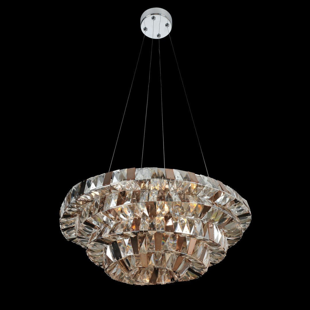 Allegri  Gehry 24 Inch Pendant Pendant Allegri Chrome  