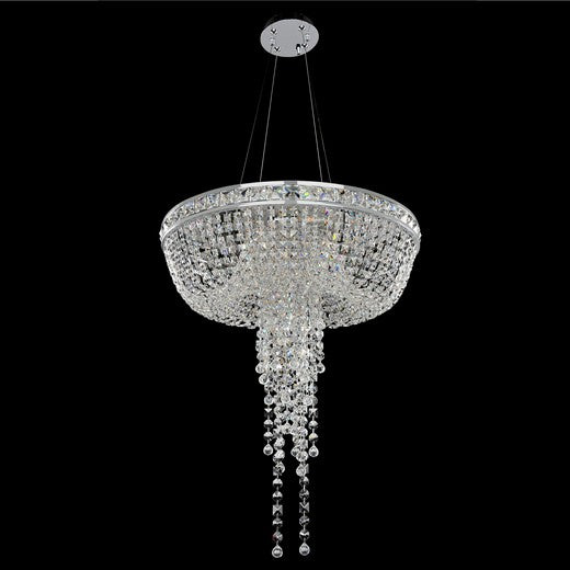 Allegri  Cascata 24 Inch Convertible Pendant - Flush Mount Pendant Allegri Chrome  