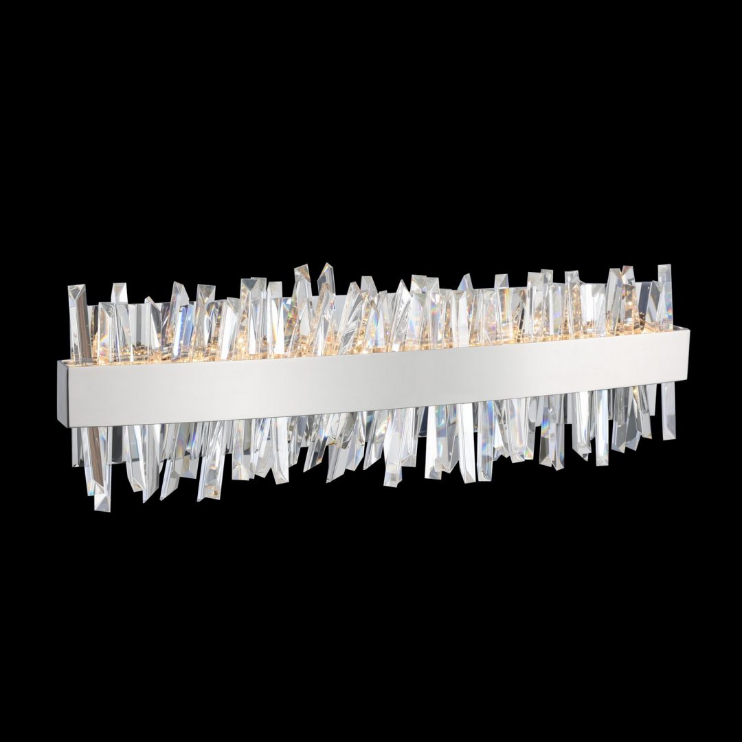 Allegri  Glacier 24 Inch LED ADA Bath Vanity Lights Allegri Chrome  