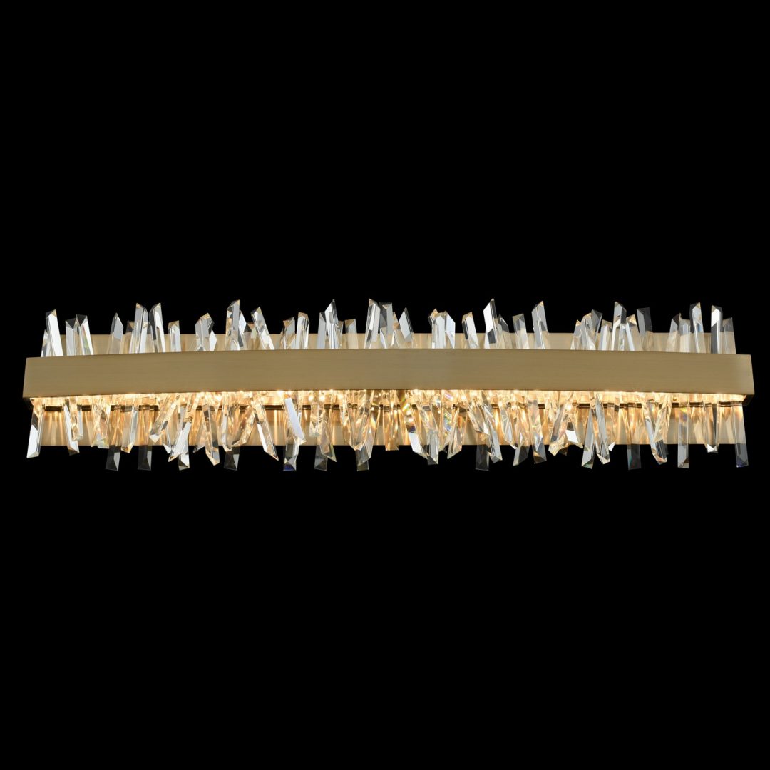 Allegri  Glacier 32 Inch LED ADA Bath Bath Allegri Brushed Champagne Gold  