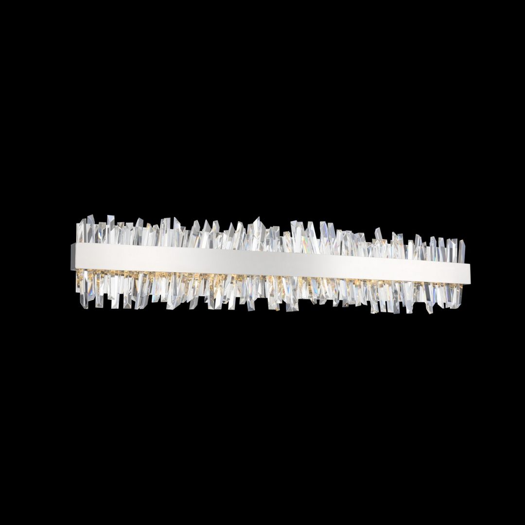 Allegri  Glacier 38 Inch LED ADA Bath Vanity Lights Allegri Chrome  