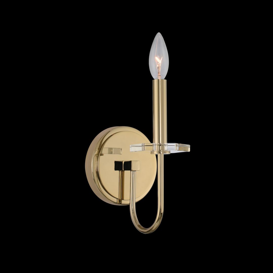 Allegri  Bolivar 1 Light Wall Bracket Wall Sconces Allegri Champagne Gold  