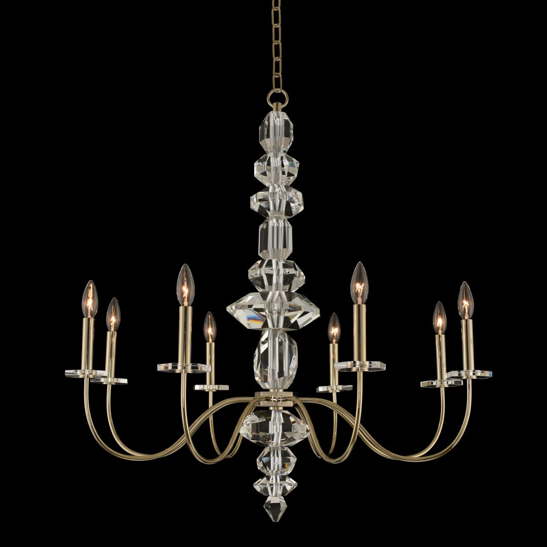 Allegri  Bolivar 8 Light Chandelier Chandeliers Allegri Champagne Gold  