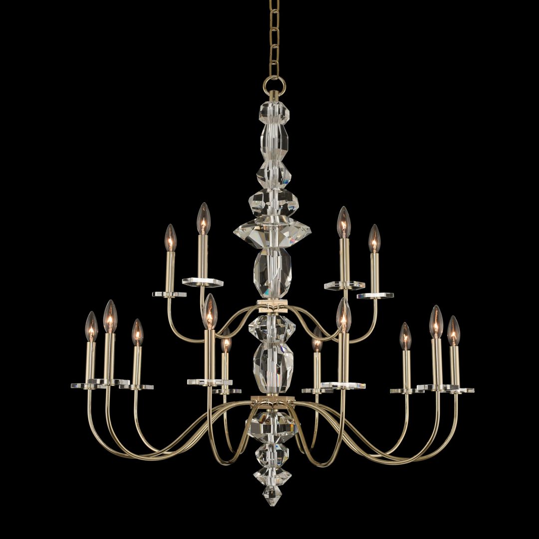 Allegri Bolivar (10+5) Light 2 Tier Chandelier