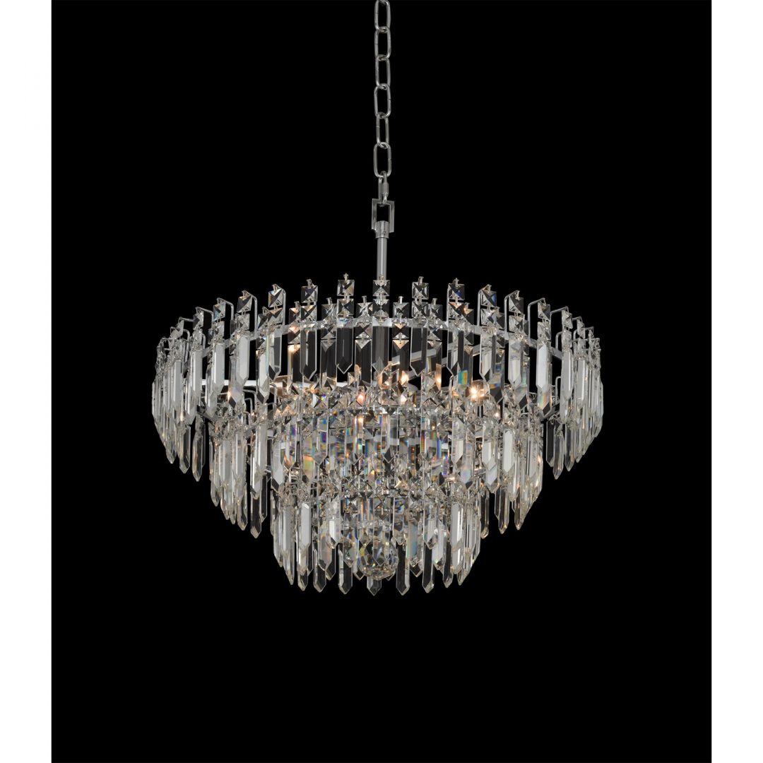 Allegri  Pandoro 21 Inch Convertible Pendant - Flush Mount Pendants Allegri Chrome  