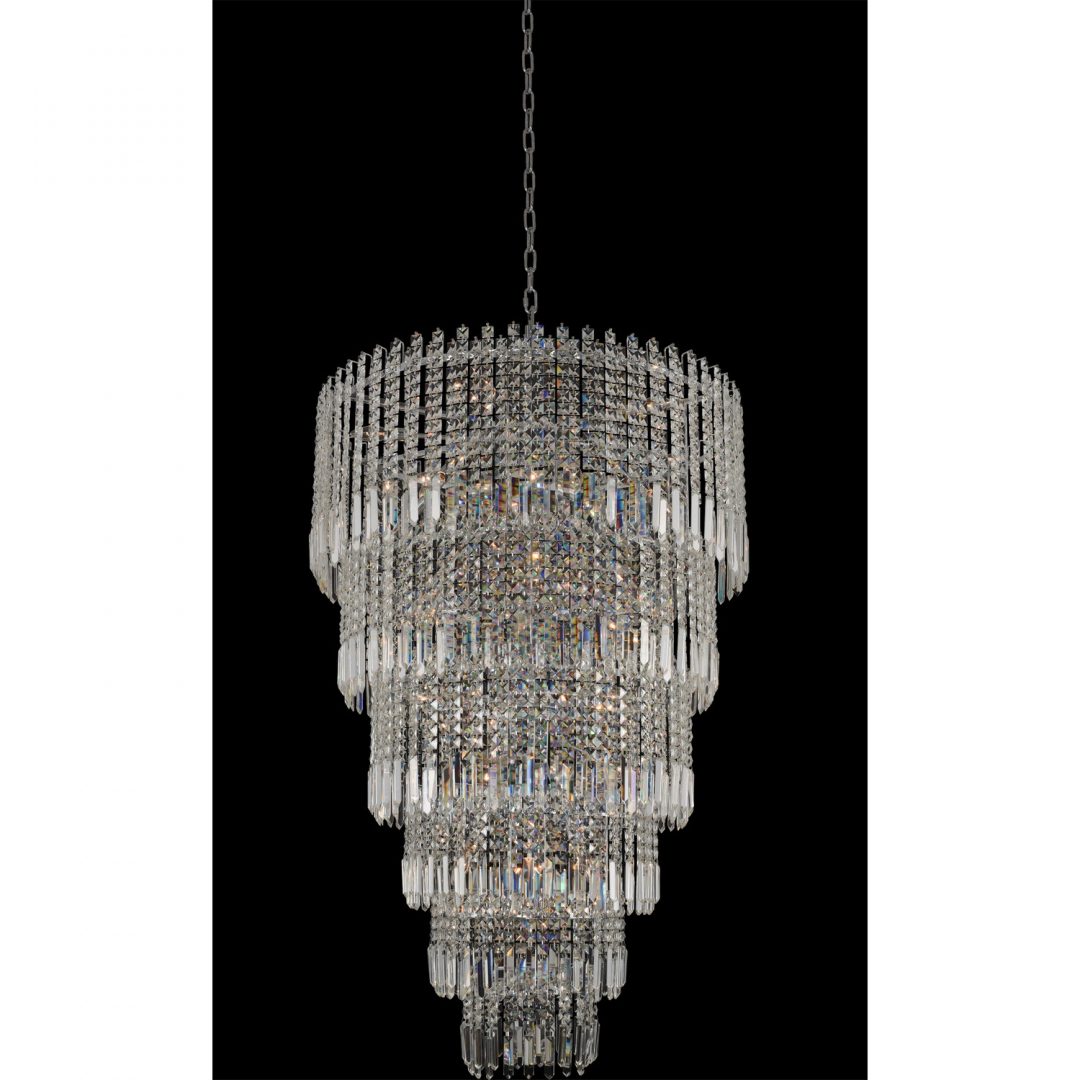 Allegri  Pandoro 33 Inch Foyer Pendants Allegri Chrome  