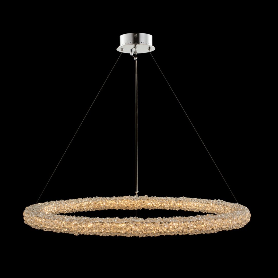 Allegri  Lina 38 Inch LED Pendant Pendant Allegri Polished Chrome  