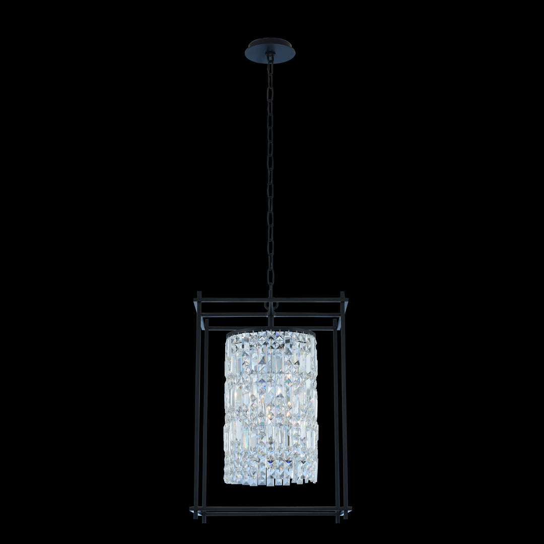 Allegri  Joni 16 Inch Foyer Pendants Allegri Matte Black  