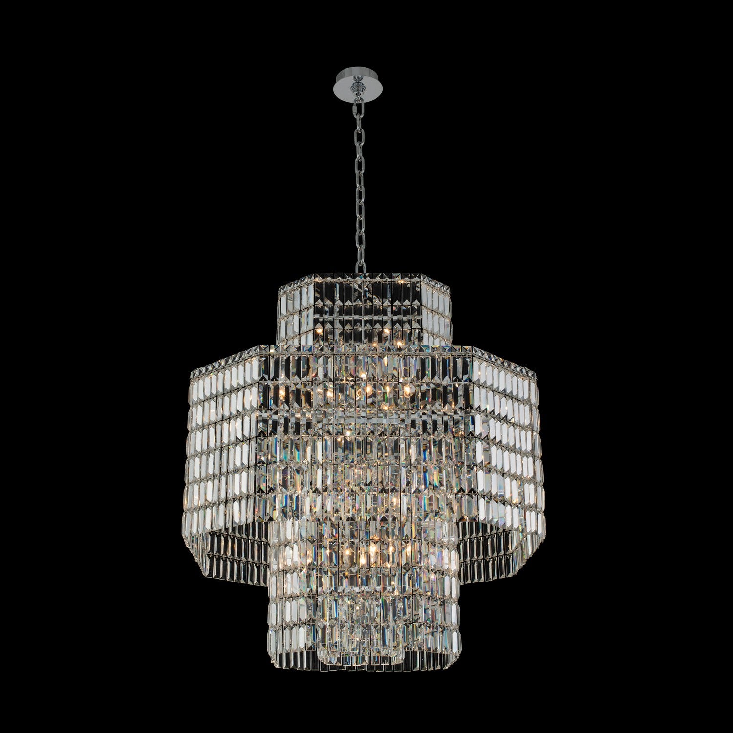 Allegri  Livelli 34 Inch Pendant Pendant Allegri Polished Chrome  