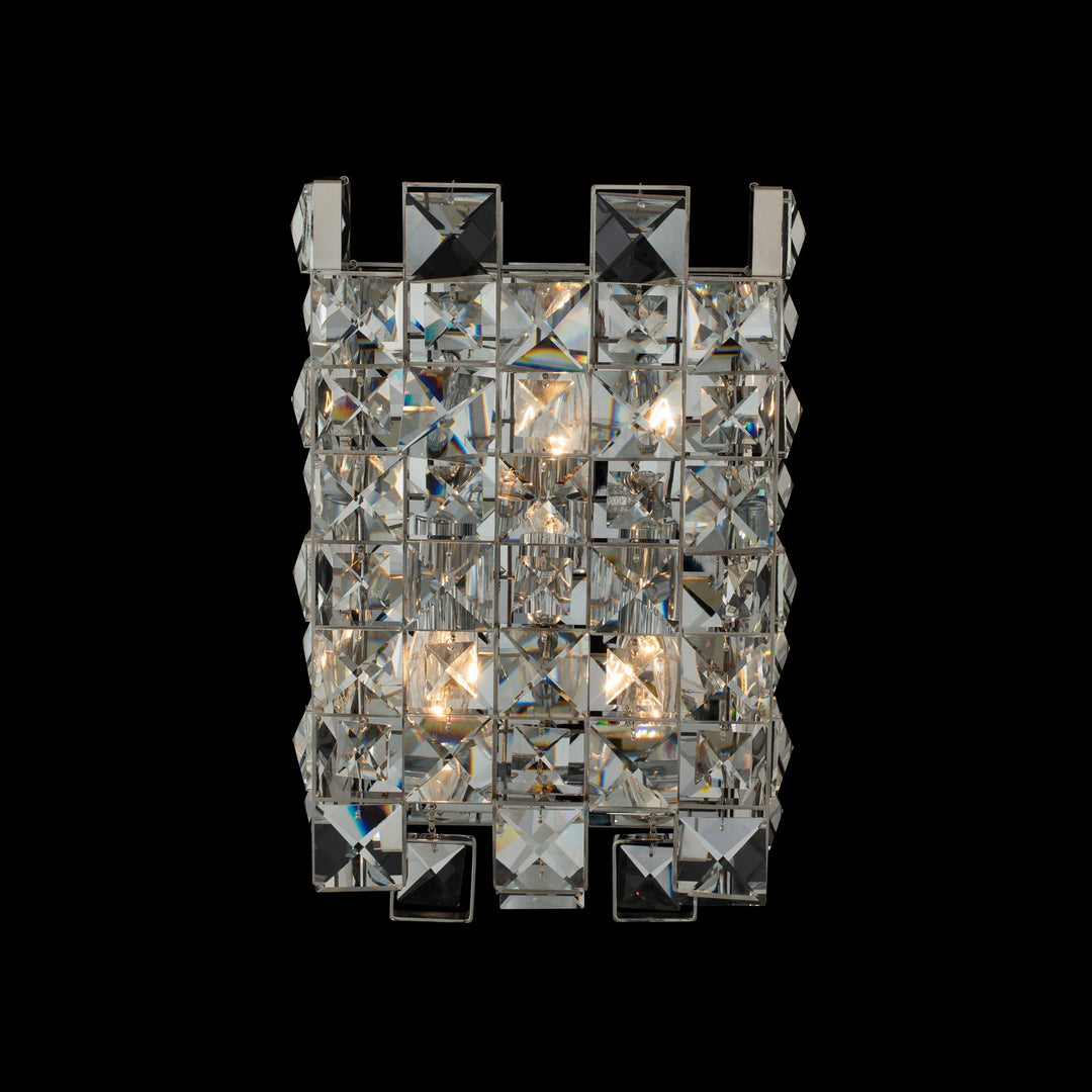 Allegri  Piazze 9 Inch Wall Sconce Wall Sconces Allegri Polished Chrome  