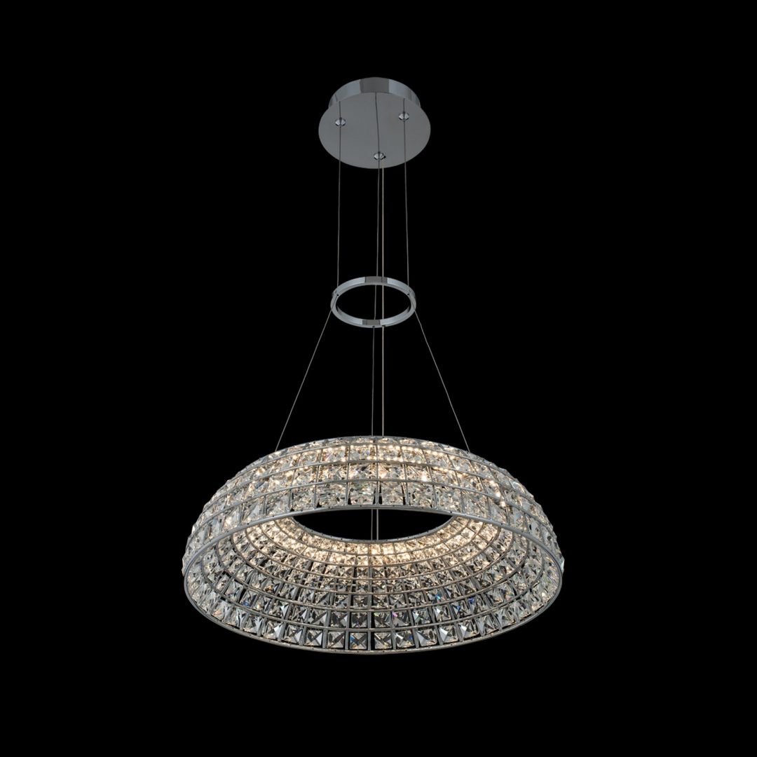 Allegri  Nuvole 20 Inch LED Pendant Pendant Allegri Chrome  