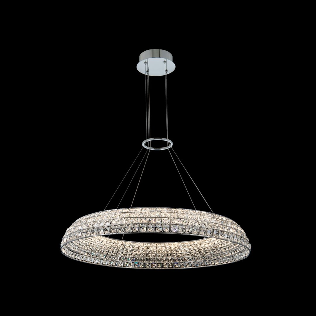 Allegri  Nuvole 36 Inch LED Pendant Pendant Allegri Chrome  