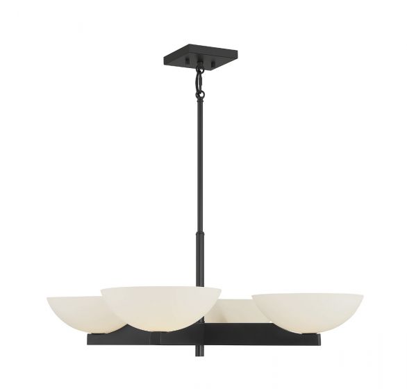 Essentials Fallon Chandelier Chandelier Essentials Matte Black 4 