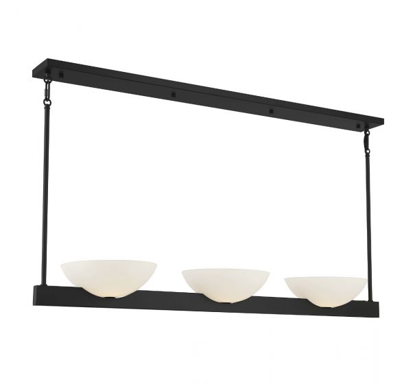 Essentials Fallon Chandelier Chandeliers Savoy House Matte Black 3 