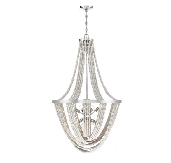 Savoy House Contessa Chandelier Chandelier Savoy House Polished Chrome 8 