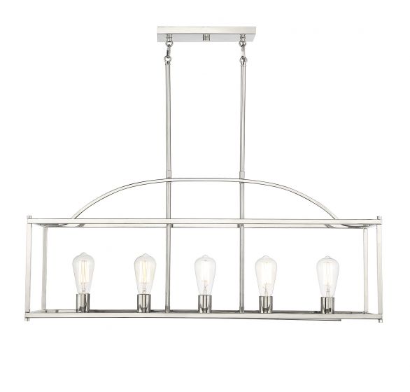 Essentials Palladian Chandelier Chandelier Essentials Polished Nickel 5 