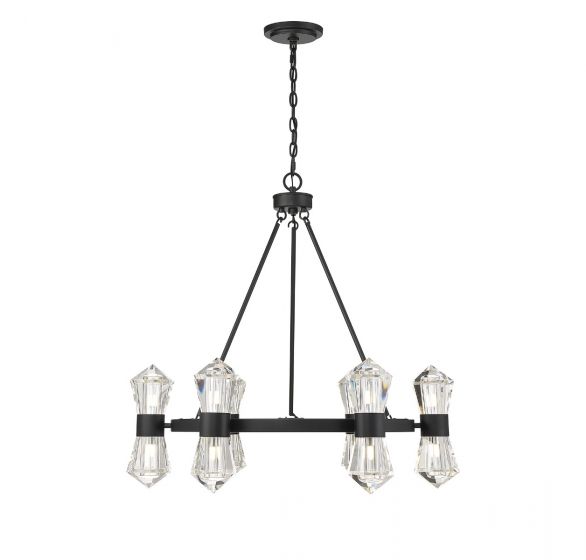 Savoy House Dryden Chandelier Chandelier Savoy House Matte Black 12 