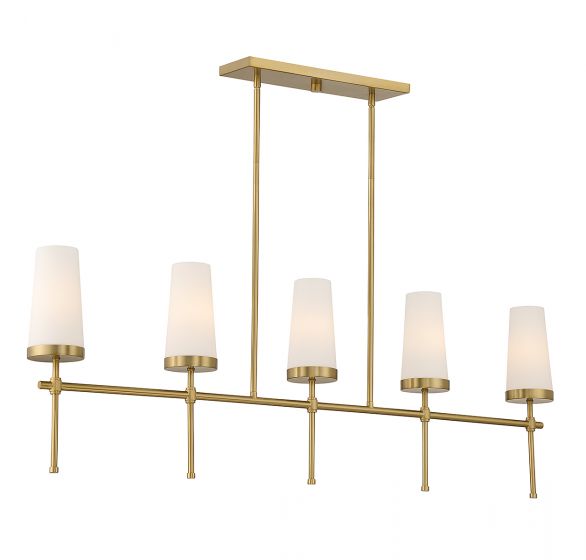 Essentials Haynes Chandelier Chandelier Essentials Warm Brass 5 