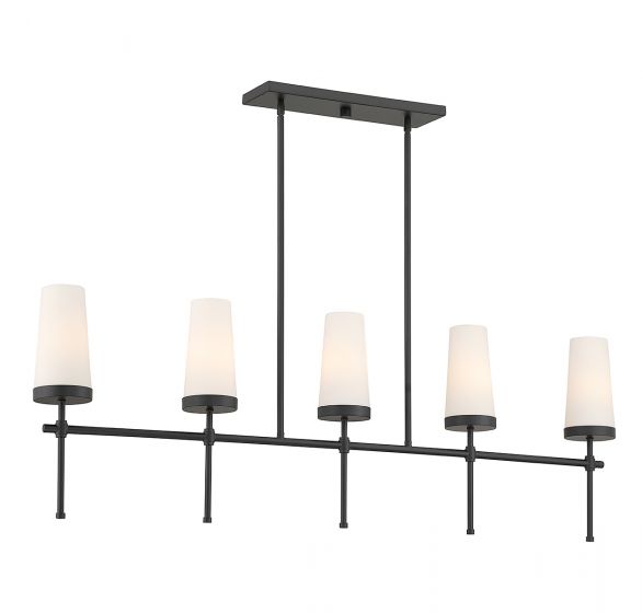 Essentials Haynes Chandelier Chandelier Essentials Matte Black 5 