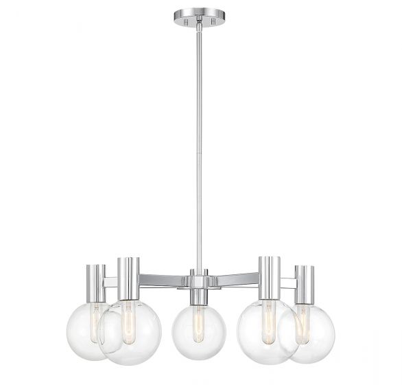 Essentials Wright Chandelier Chandelier Essentials Chrome 5 