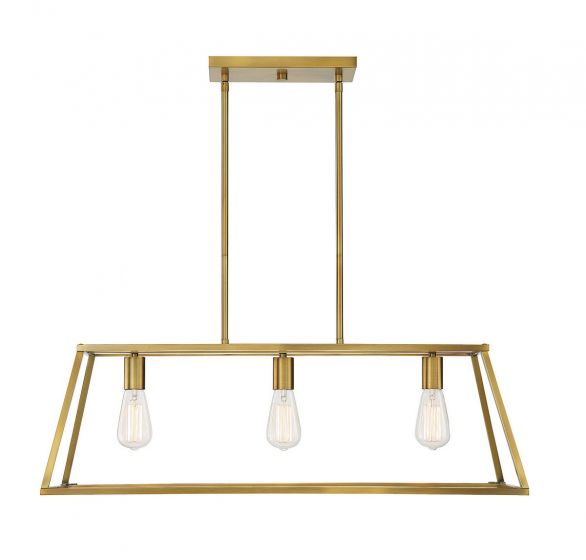 Essentials Denton Chandelier Chandelier Essentials Warm Brass 3 