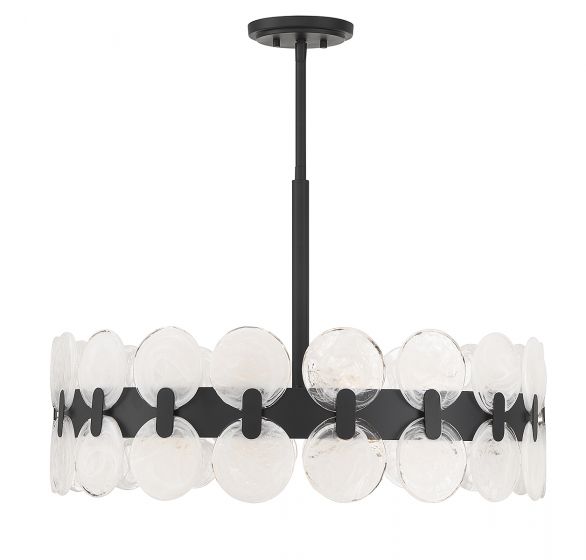 Savoy House Boca Chandelier Chandelier Savoy House Matte Black 6 