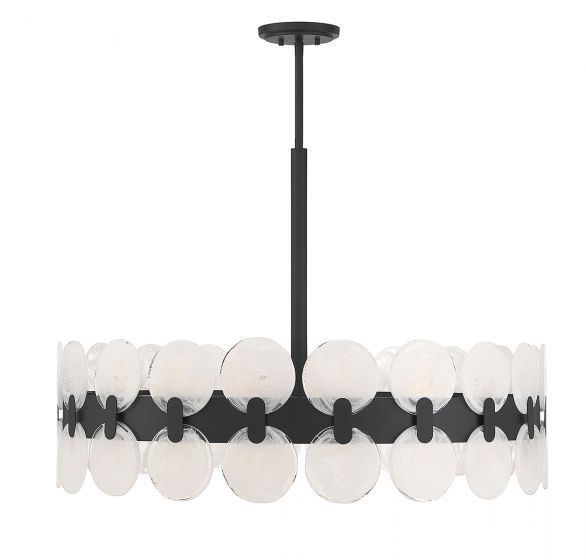 Savoy House Boca Chandelier Chandelier Savoy House Matte Black 10 