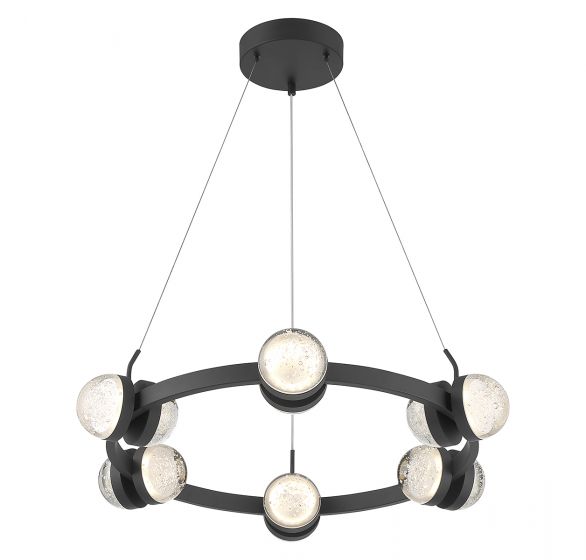 Savoy House Biscayne Chandelier Chandelier Savoy House Matte Black 12 