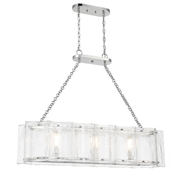 Essentials Genry Chandelier Chandelier Essentials Polished Nickel 3 