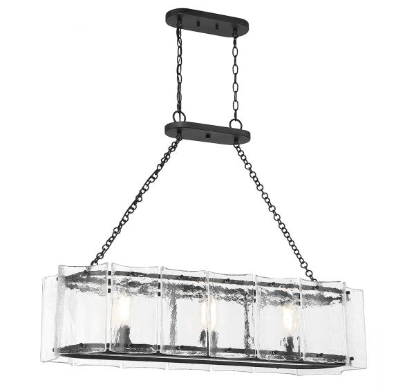 Essentials Genry Chandelier Chandelier Essentials Matte Black 3 