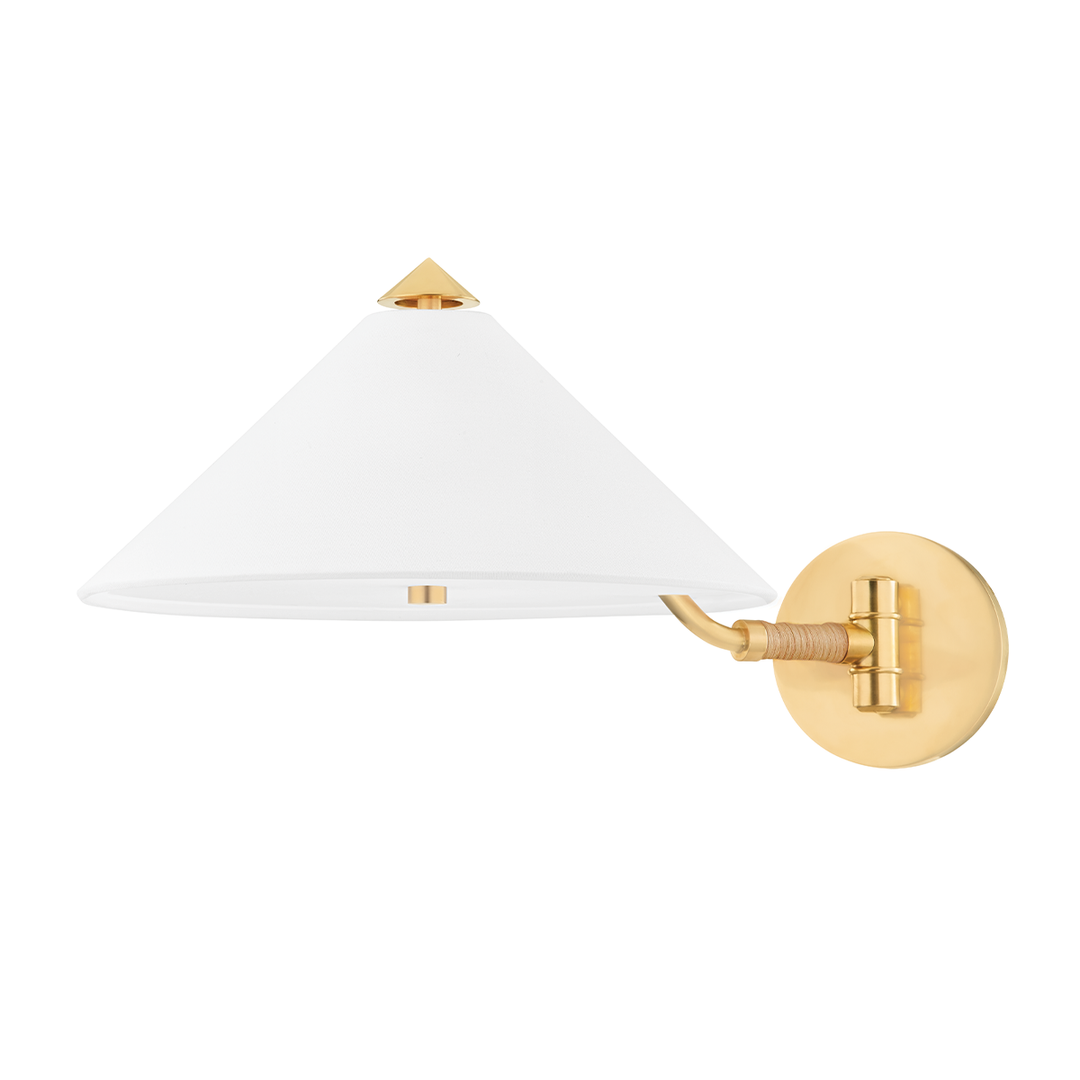 Hudson Valley Lighting Williamsburg Wall Sconce Wall Sconces Hudson Valley Lighting Aged Brass  