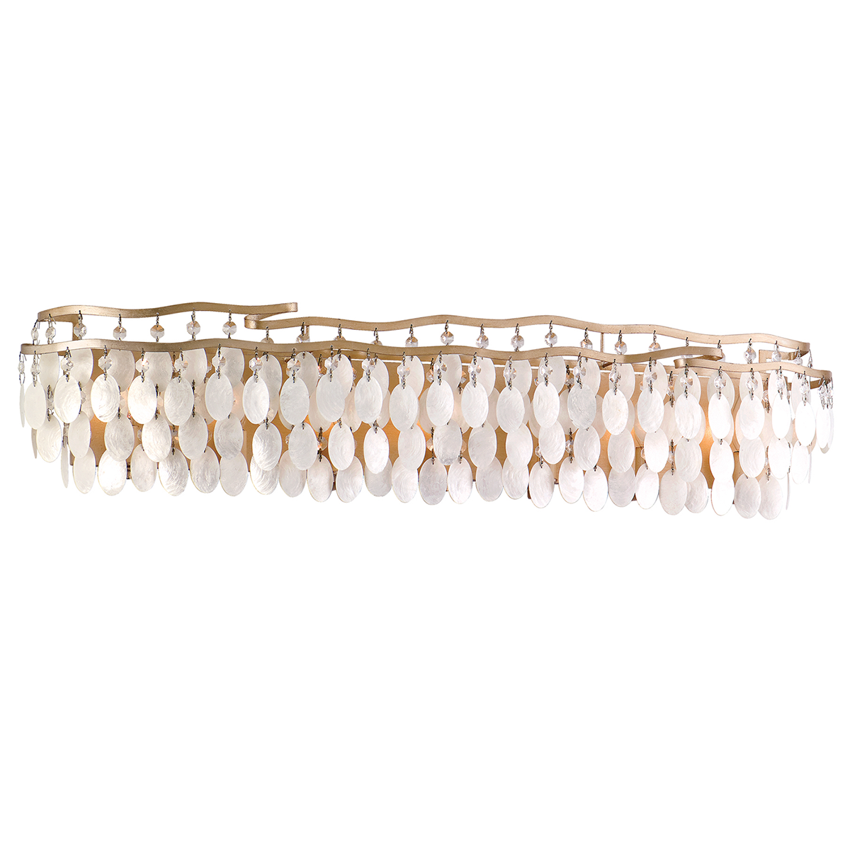 Corbett Lighting Dolce Bath and Vanity Bath and Vanity Corbett CHAMPAGNE LEAF 37x8 