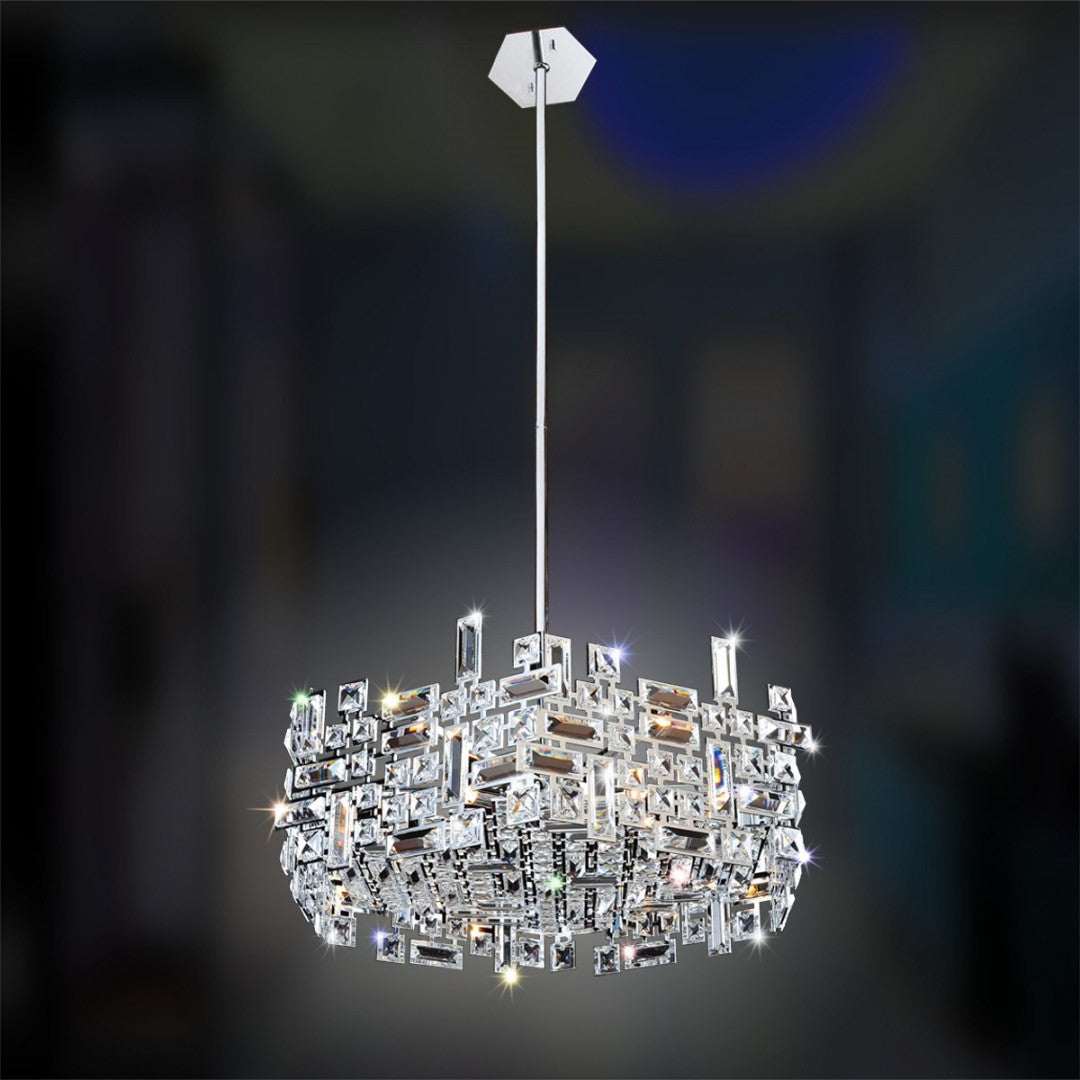 Allegri Vermeer 24 Inch Hexagonal Pendant