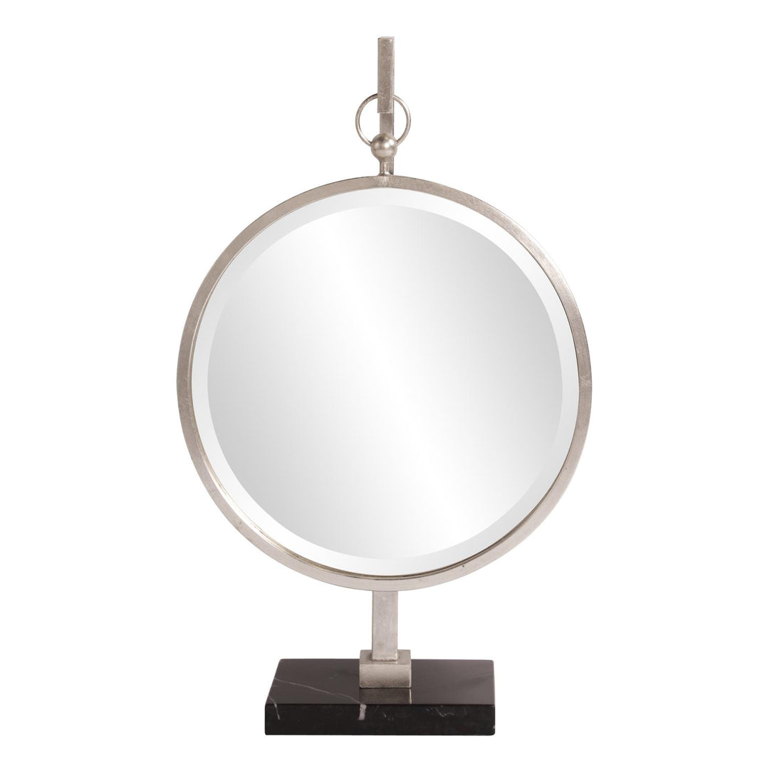 Howard Elliott Collection Medallion Silver Mirror Mirrors Howard Elliott Collection   