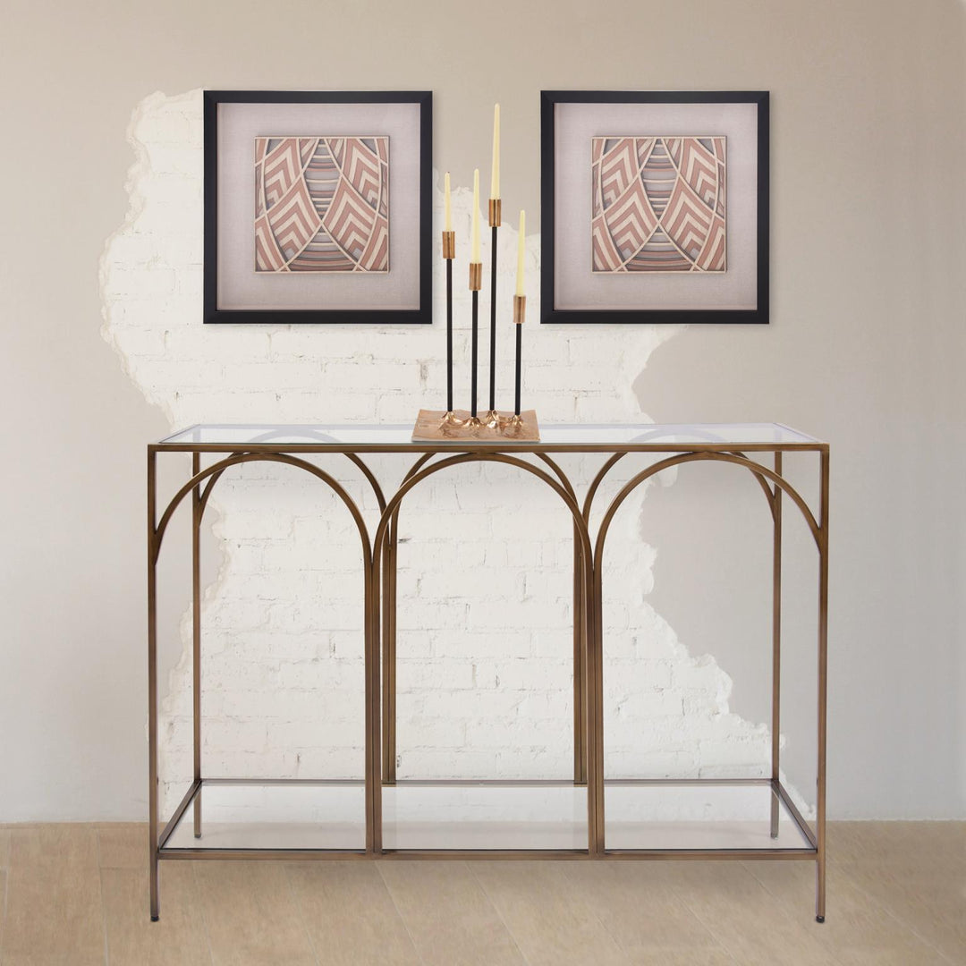 Howard Elliott Collection Palladio Console Table Console Tables Howard Elliott Collection   