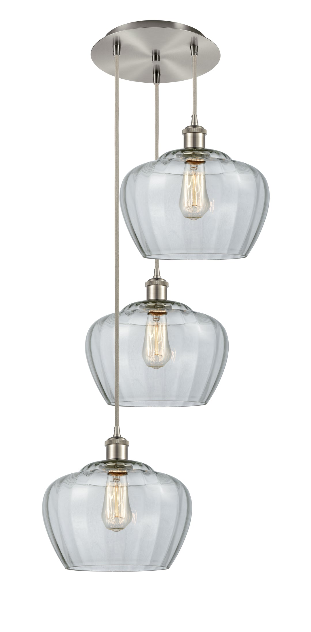 Innovations Lighting Fenton 11" Multi Pendant - Brushed Satin Nickel