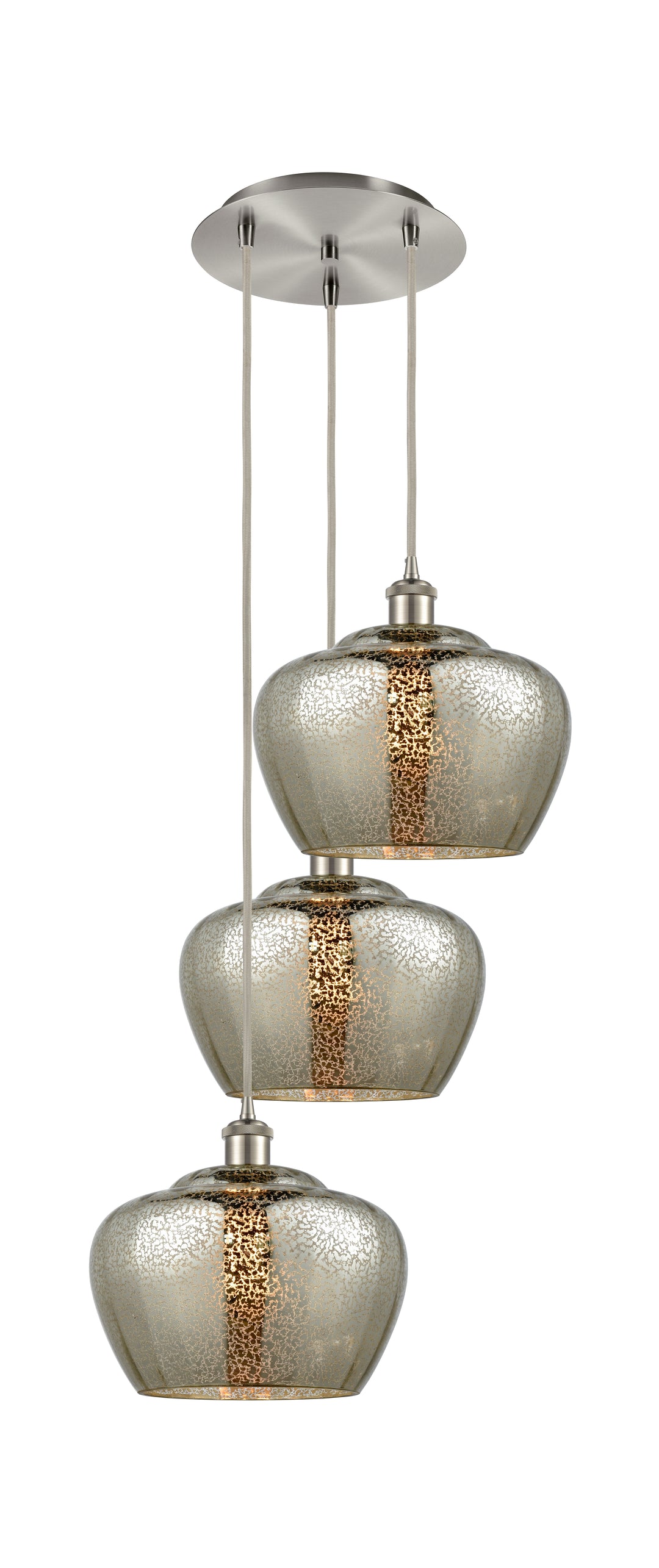 Innovations Lighting Fenton 11" Multi Pendant - Brushed Satin Nickel