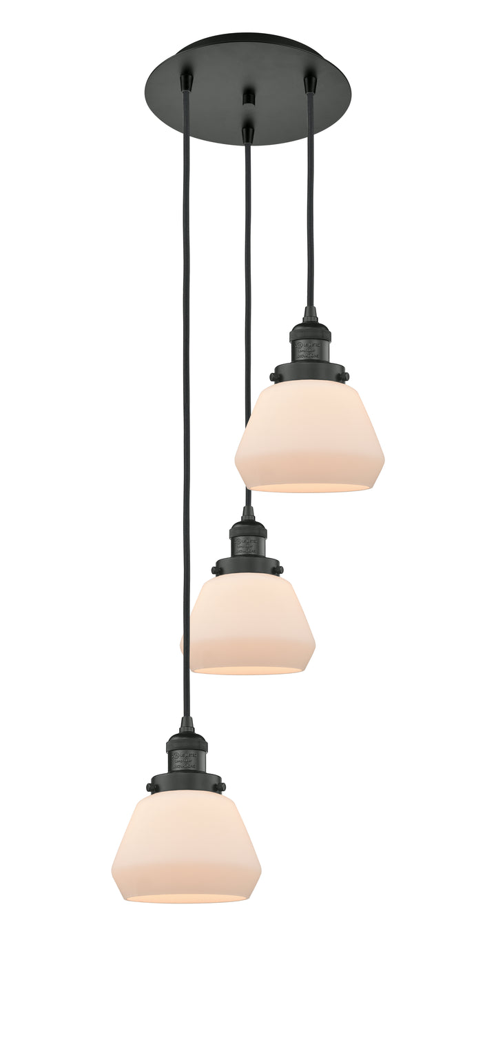 Innovations Lighting Fulton 7" Multi Pendant - Matte Black