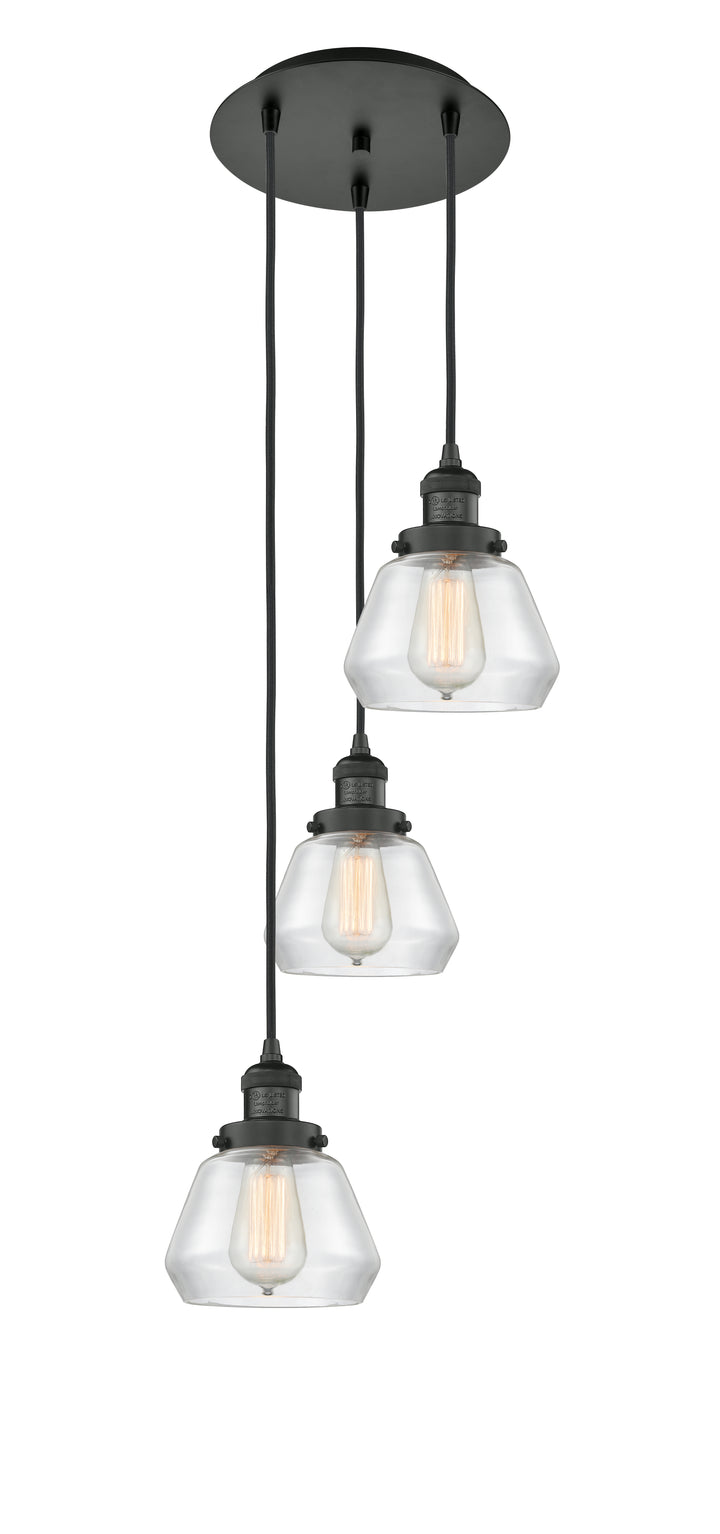 Innovations Lighting Fulton 7" Multi Pendant - Matte Black