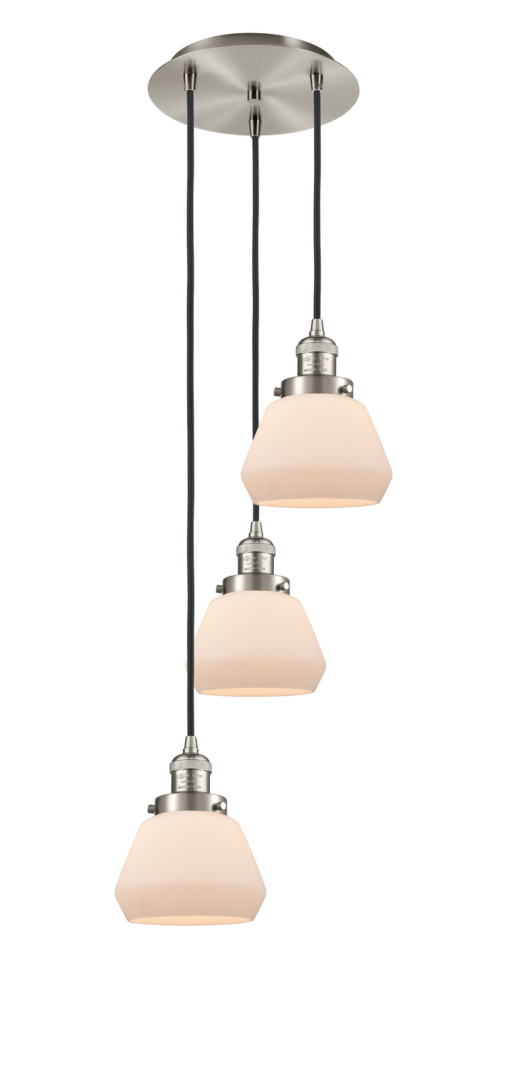 Innovations Lighting Fulton 7" Multi Pendant - Brushed Satin Nickel