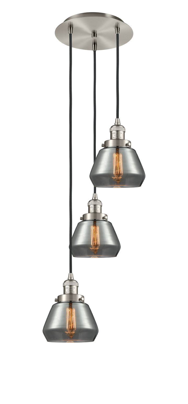 Innovations Lighting Fulton 7" Multi Pendant - Brushed Satin Nickel