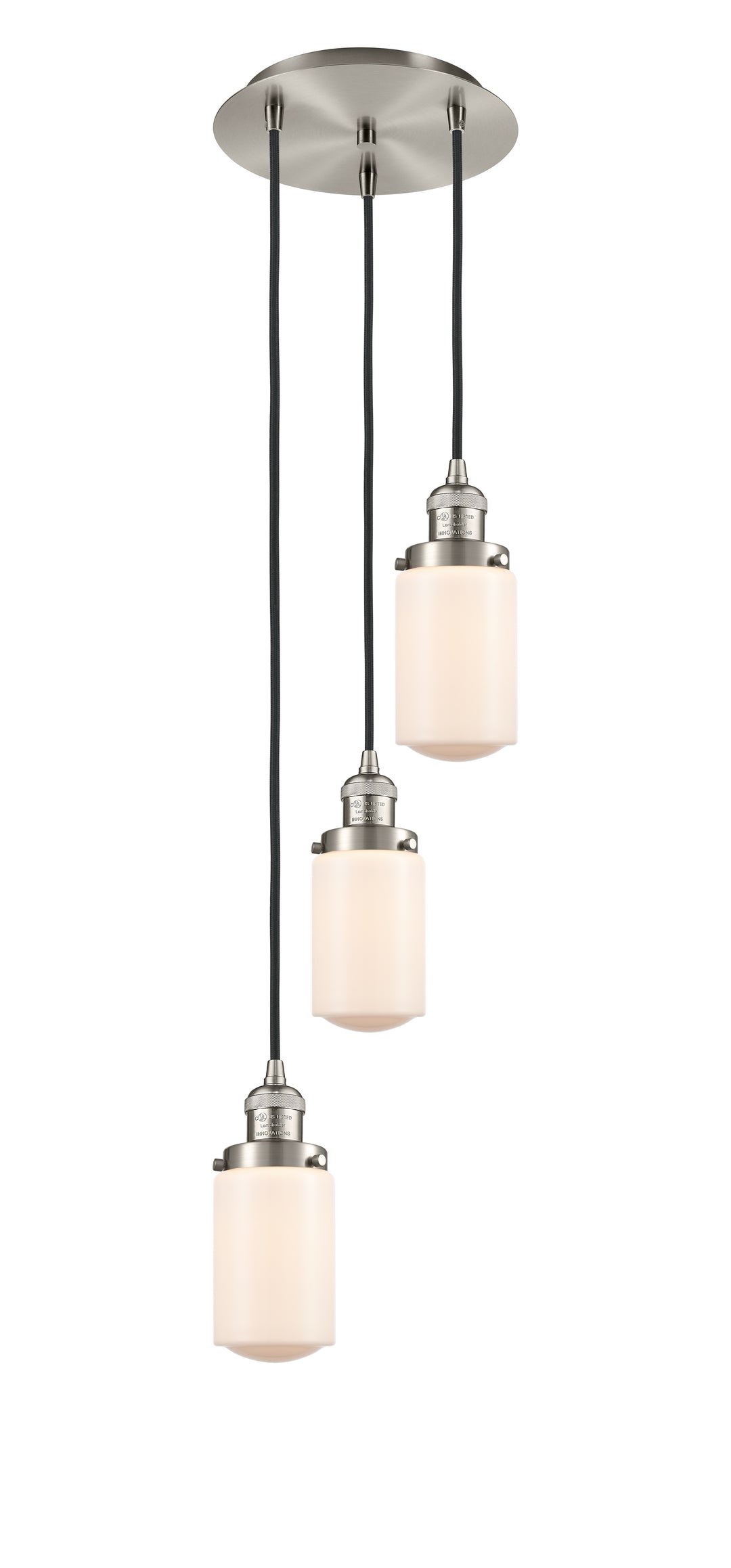 Innovations Lighting Dover 4.5" Multi Pendant - Brushed Satin Nickel