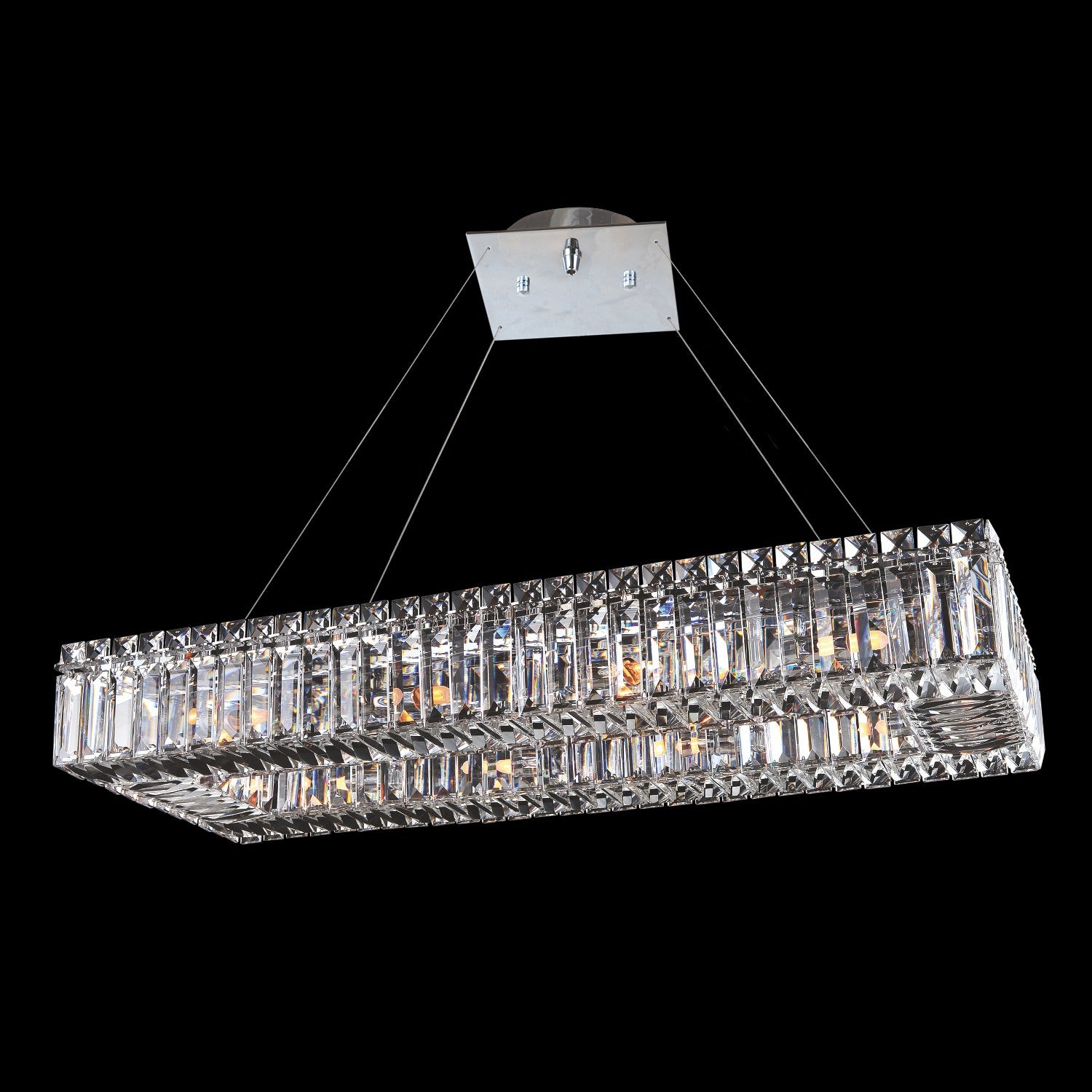 Allegri Baguette 30 Inch Rectangular Pendant