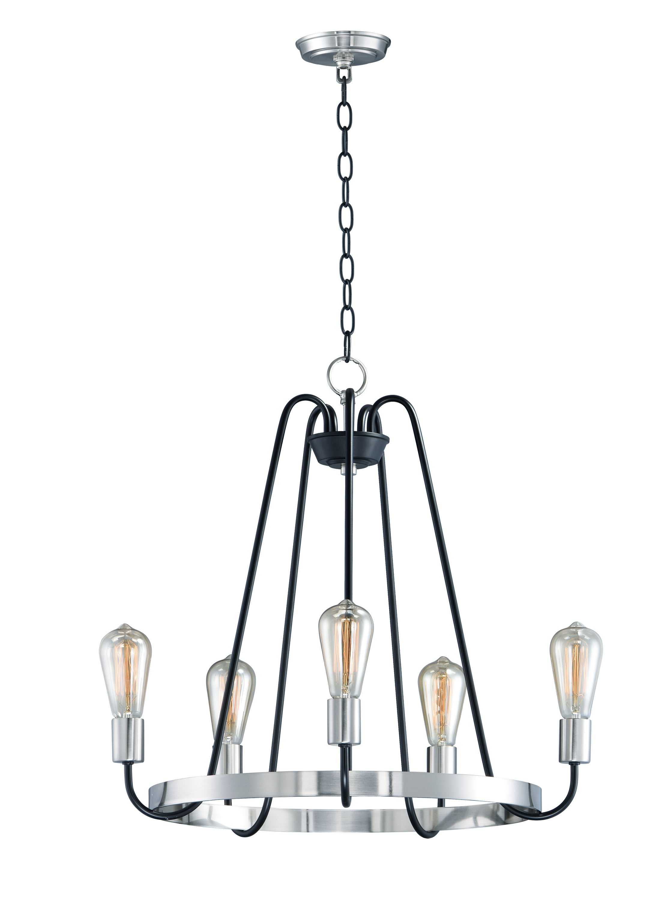 Maxim Haven-Single-Tier Chandelier