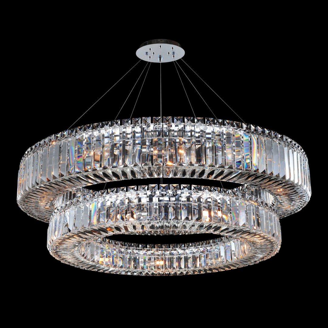 Allegri Rondelle 36 Inch 2 Tier Pendant