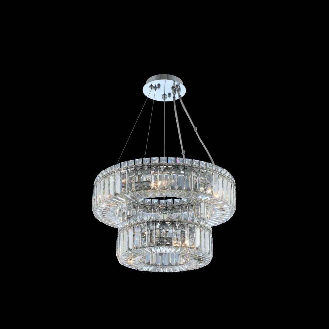 Allegri Rondelle (12 + 18) Inch 2 Tier Pendant