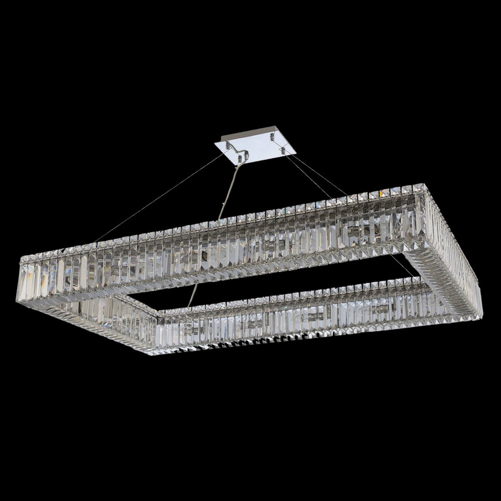 Allegri Baguette 43 Inch Rectangular Pendant