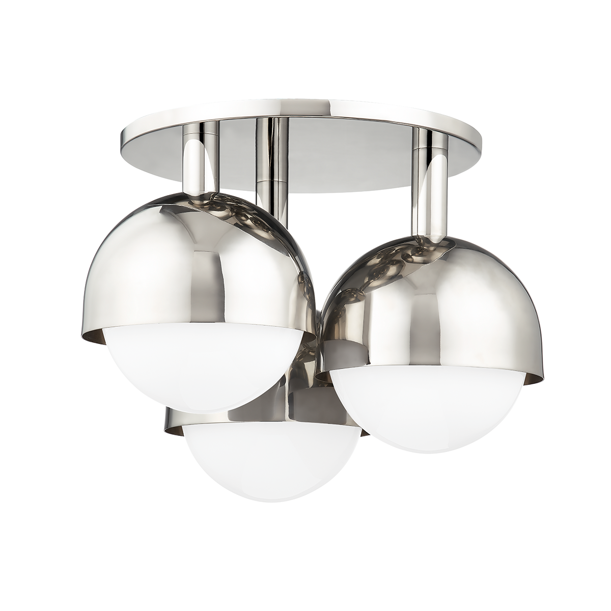 Hudson Valley Lighting Foster Semi Flush Semi Flush Hudson Valley Lighting Polished Nickel  