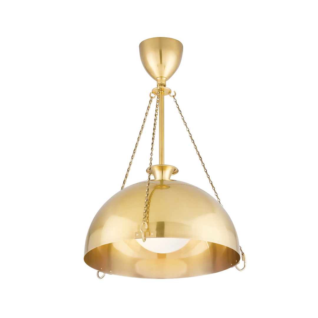 Hudson Valley Lighting Levette Pendant Pendants Hudson Valley Lighting Aged Brass  