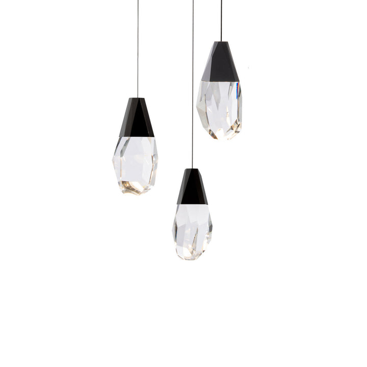 Schonbek Beyond  Martini 13 Light Multi-Light Pendant Pendants Schonbek Beyond Black OPTIC CRYSTAL 